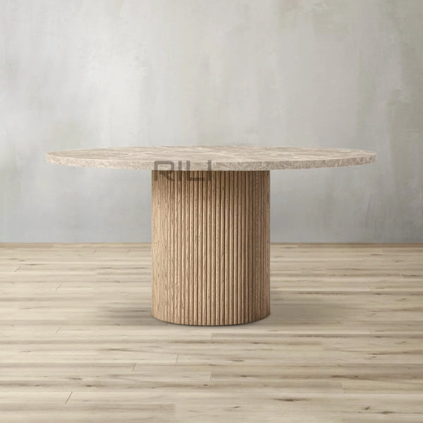 Mulholland Stone Round Dining Table