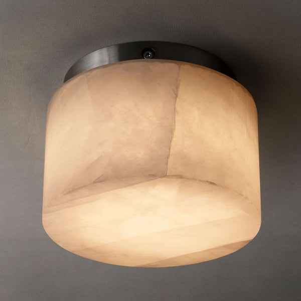 Alabaster Rival Round Flushmount 6"